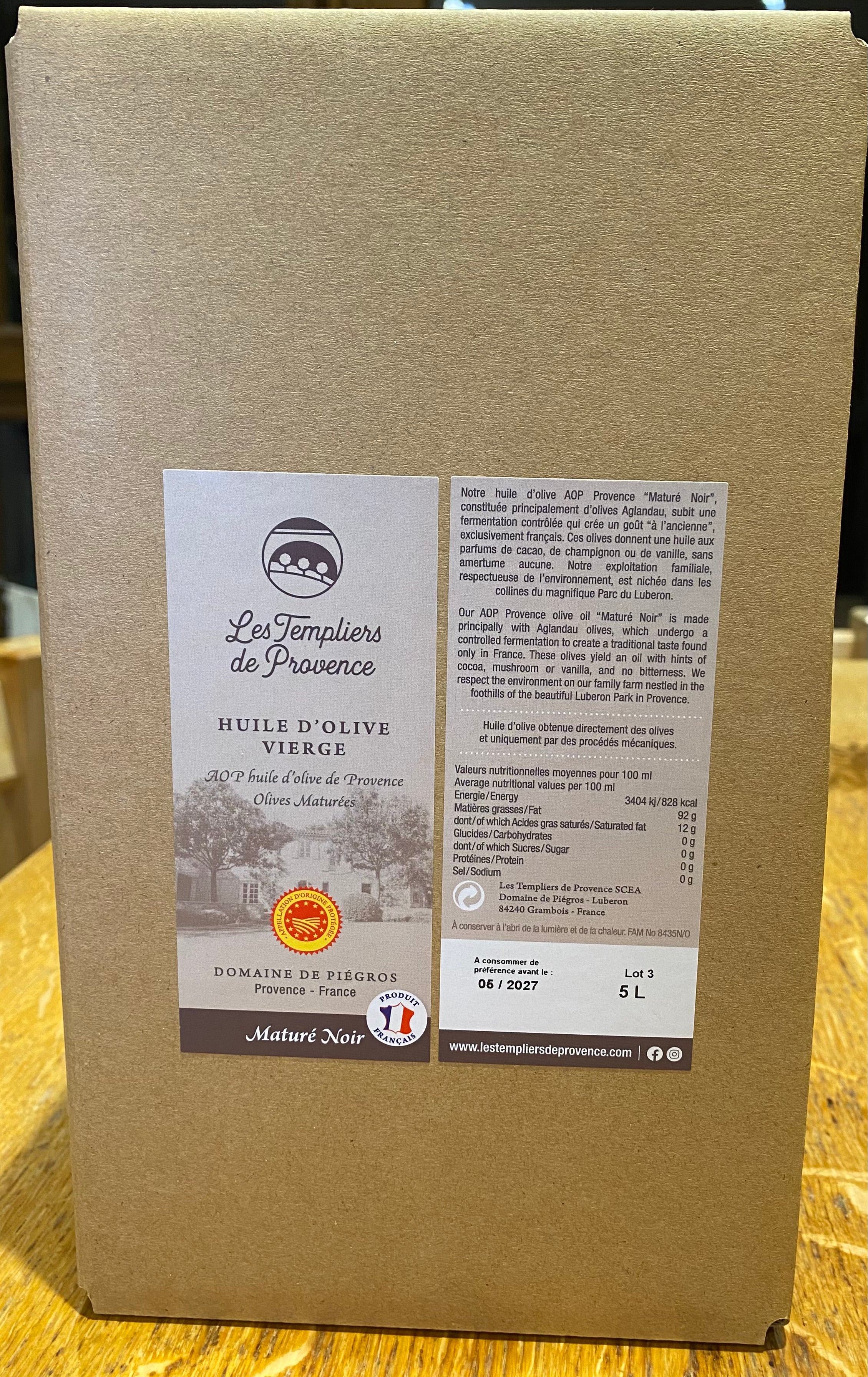 5 L Mature Noir Bag in Box