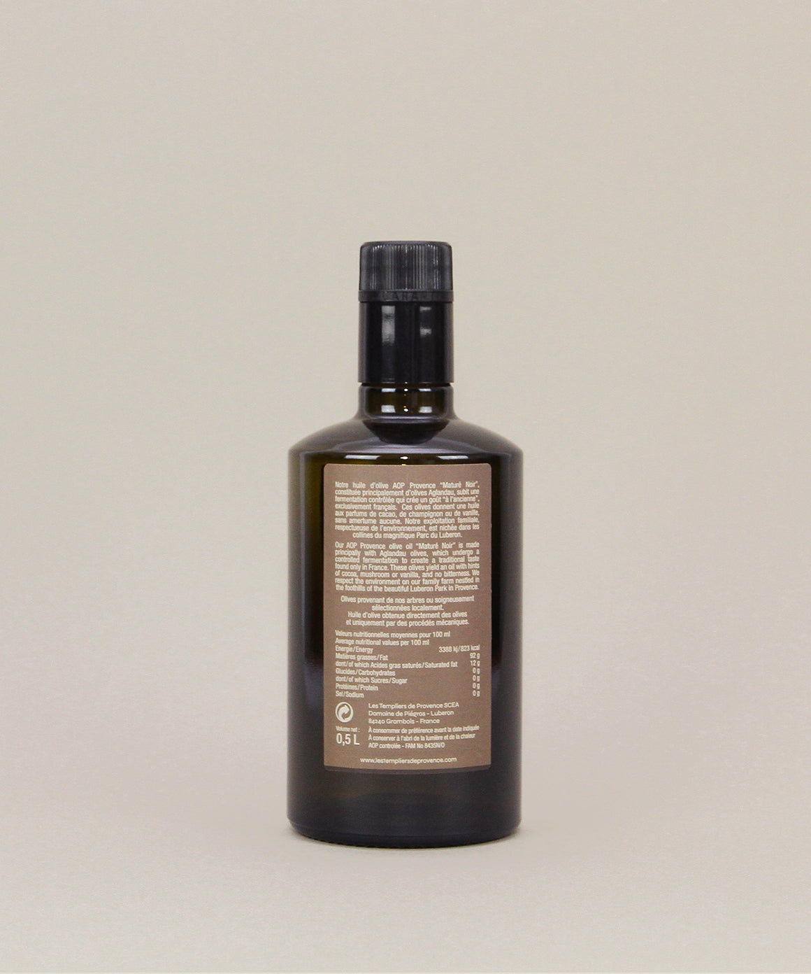 Bouteille d'Or 0.5L Mature Noir