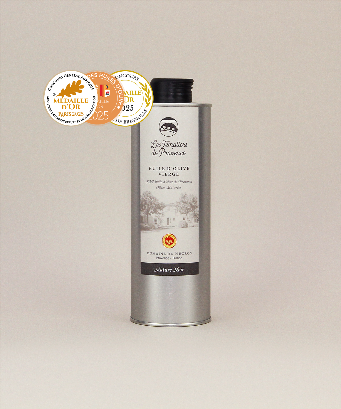 Olive Oil "Maturé Noir" 0.5 Litre Can